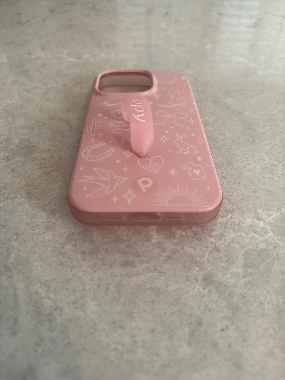 *never used* iPhone 16 Pro Loopy Cowgirl Pink Phone Case